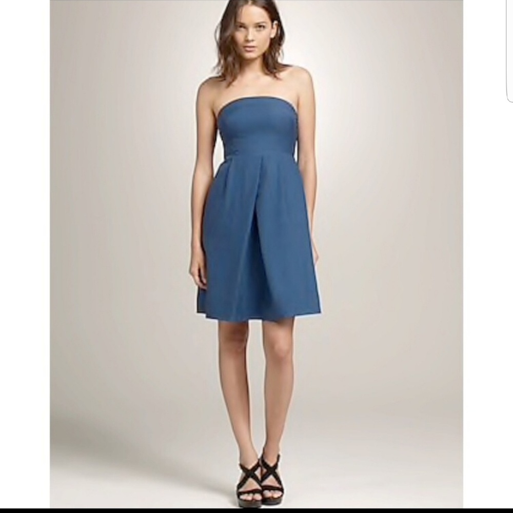 J. Crew ~ Strapless Lorilei Embossed Dress